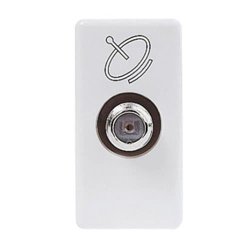 PRZ GW20391 Priză TV-SAT Direct Mamă 1 modul SY/WH