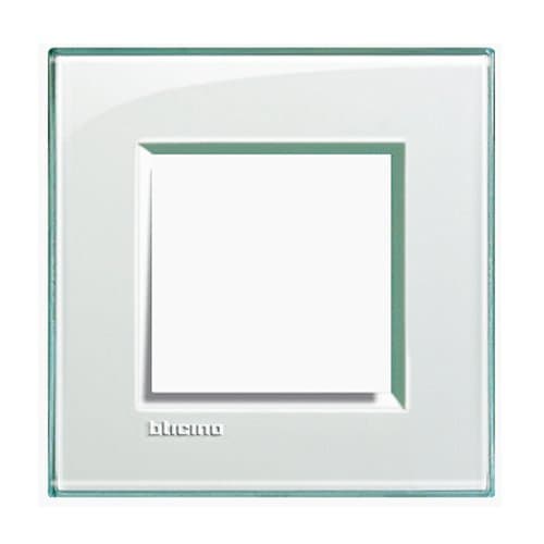 Ramă modulară LEGRAND Living Light, turcoaz, pentru 2 module