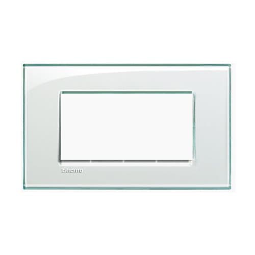 Ramă modulară LEGRAND Living Light, turcoaz, pentru 4 module