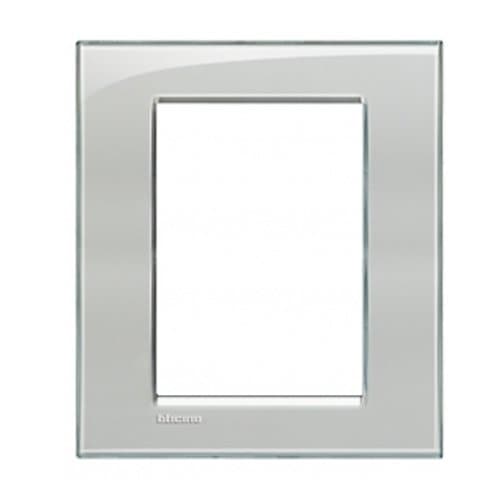 Ramă modulară LEGRAND Living Light, 6 module, argintie