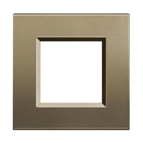 Ramă modulară LEGRAND Living Light, 2 module, metal