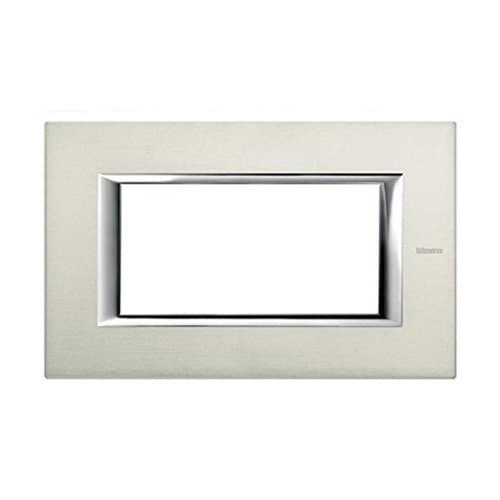 Ramă modulară Legrand Axolute, aluminiu, pentru 4 module