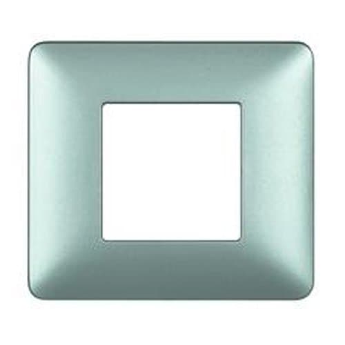 Ramă modulară LEGRAND Matix, 2 module, argintie