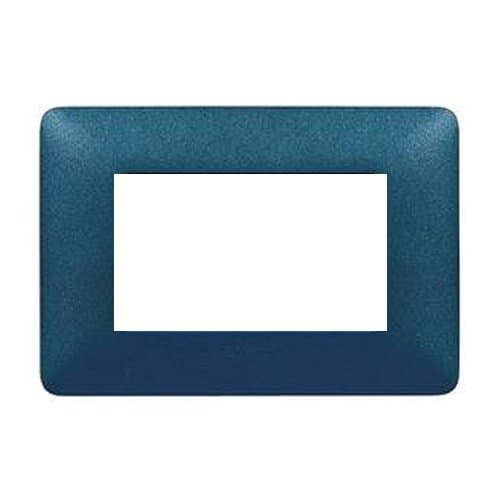 Rama Legrand Matix pentru 3 module, albastru mercur
