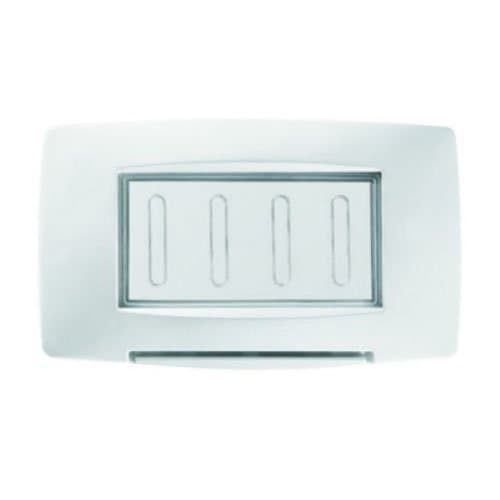 Rama etanșă GEWISS pentru 4 module, alb, IP55