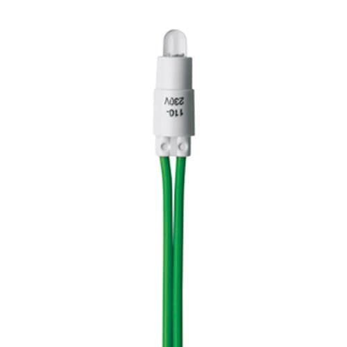 LED cablat GEWISS, 0,6 W, verde, pentru semnalizare modulară