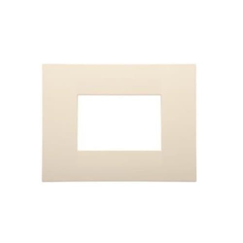 Rama GEWISS Geo pentru 2 module, finisaj CH/Canepa