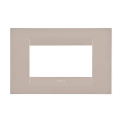 Rama modulară GEWISS Geo pentru 4 module, finisaj canepa