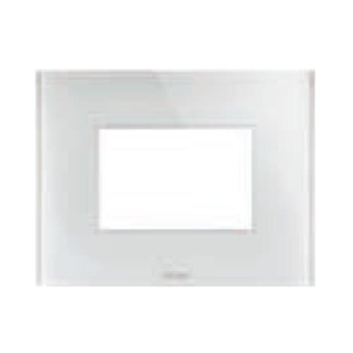 Ramă modulară GEWISS Ice, 3 module, alb