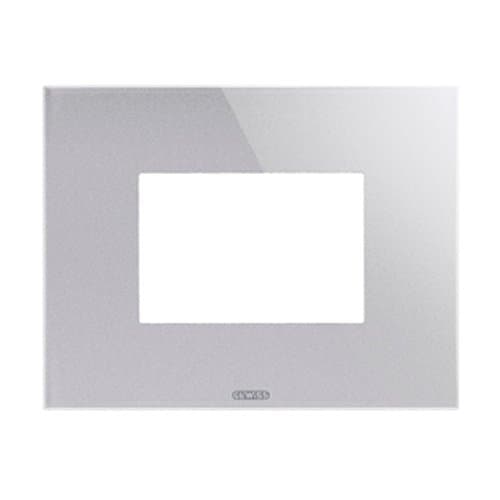 Ramă modulară GEWISS pentru 3 module, finisaj CH/Titan