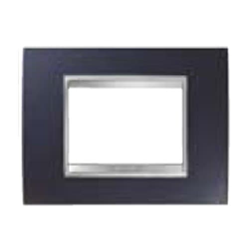 Rama modulară GEWISS Lux 4 module, CH/Albastru Chic, metal