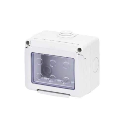 Carcasă aparentă GEWISS pentru 3 module, IP55, gri