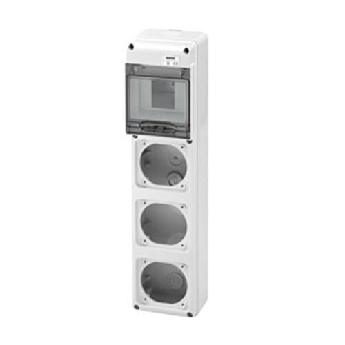 Tablou etanș GEWISS Q-DIN, IP65, cu 2 prize IEC 309 16A/32A