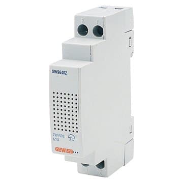 GW96402 Sonerie cu prindere pe șină DIN 230V 1M