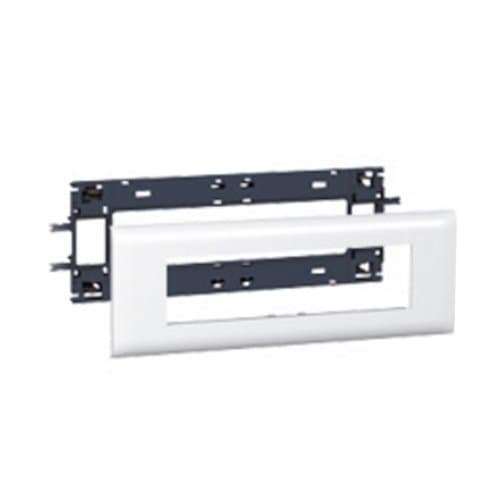 Suport LEGRAND Mosaic DLP pentru 8 module, cu ramă albă