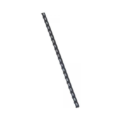 Reper 0 negru LEGRAND pentru tablouri electrice, gamă Duplix