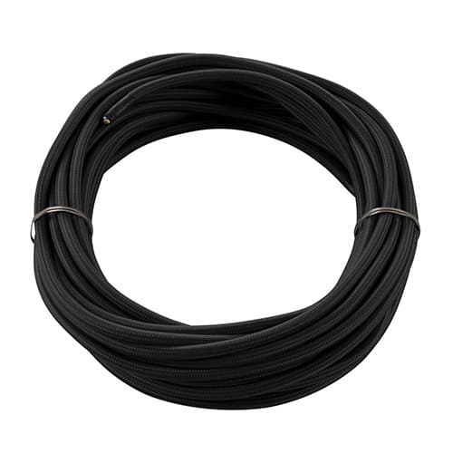 961270 Cablu textil negru 3x0.75mm 10m