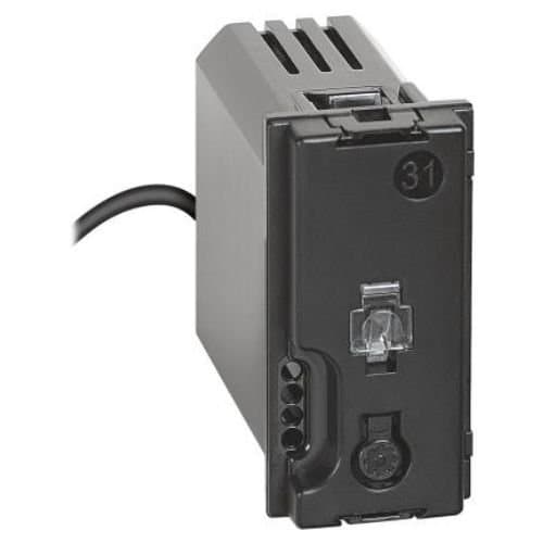 K4531C Living Now Modul conectat pentru priză 1 modul Negru