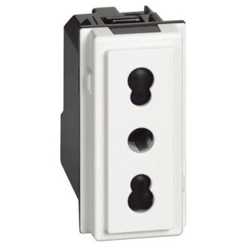 PRZ KW4180 Living Now Priză Prot IT 250V 16A 2P+E 1 m Alb