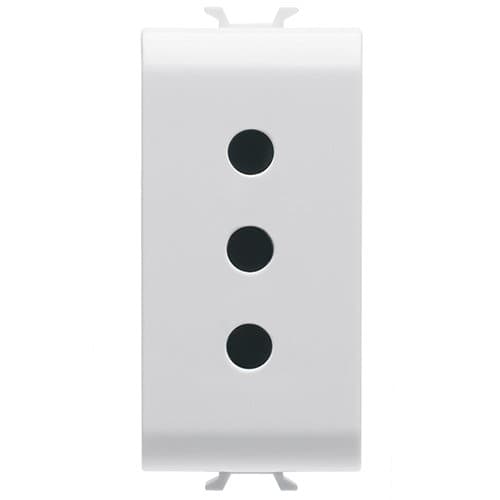 PRZ GW10201AB Priză 2P+E 10A P11 1 modul CH/Antib
