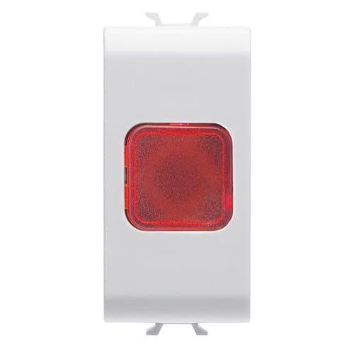GW10623AB Buton indicator LED Roșu 1 modul CH/Antib