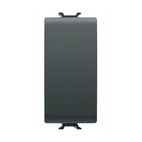 GW12001 Întrerupător 1P 16AX 1 modul CH/Negru Satin