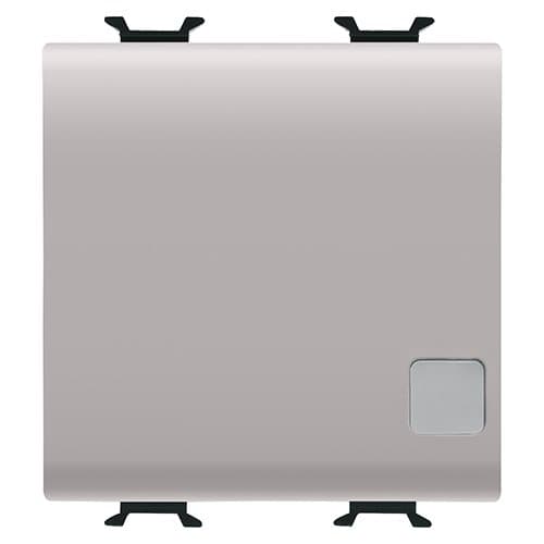 GW13173 Buton 16A 1P NO 2 module CH/Bej Satin