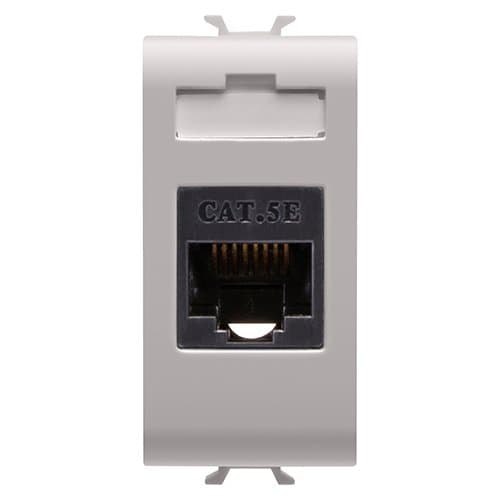 PRZ GW13421 Priză RJ45 UTP cat 5e 1 modul CH/Bej Satin