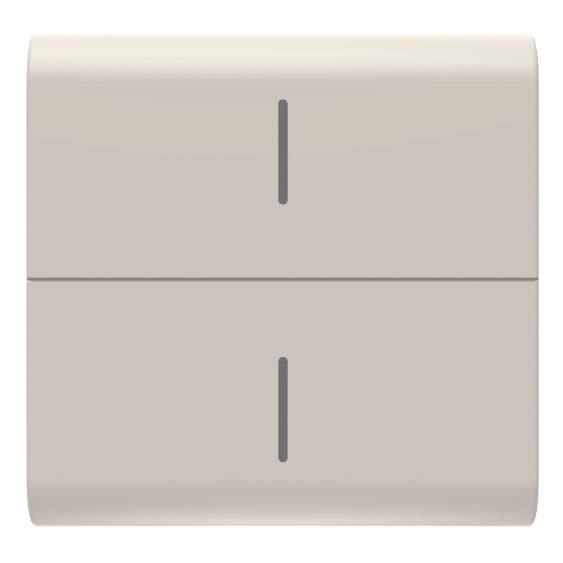 GW13820 Carcasă buton ECO 2 module CH/Bej Satin