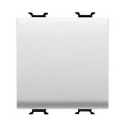 GW10171 Buton cu revenire 1P ND 16A 2 module CH/Alb
