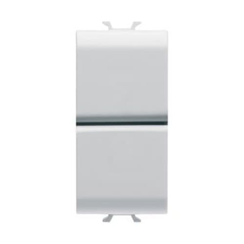 GW10141 Buton 16A 1P NO+NO 1 modul CH/Alb