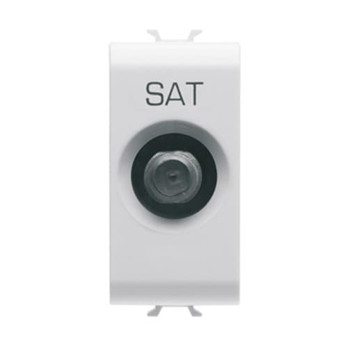 PRZ GW10372 Priză TV/SAT 1 modul CH/Alb