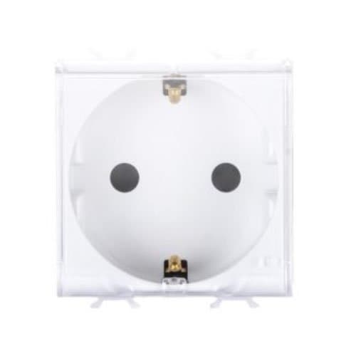 PRZ GW10242 Priză Copii capac 2P+E DE 16A 2 m CH/Alb