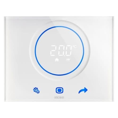 GW16976CB Termostat KNX Ice CH/Alb