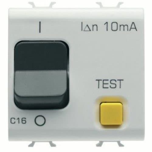 GW10488 Întreruptor magn-termic dif 1P+N C16 10mA 2m CH/Alb