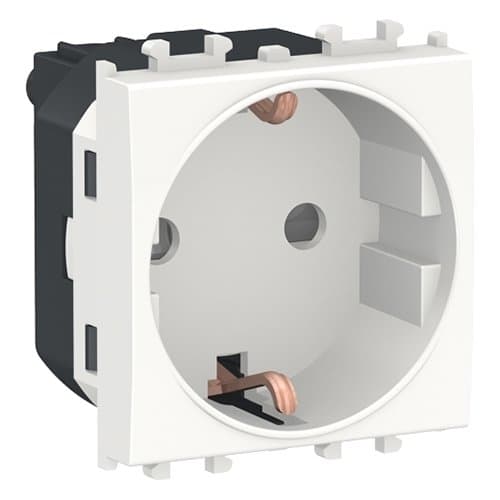 PRZ LMR5210001 Easy Styl Priză DE 16A 2P+E 2 module Alb