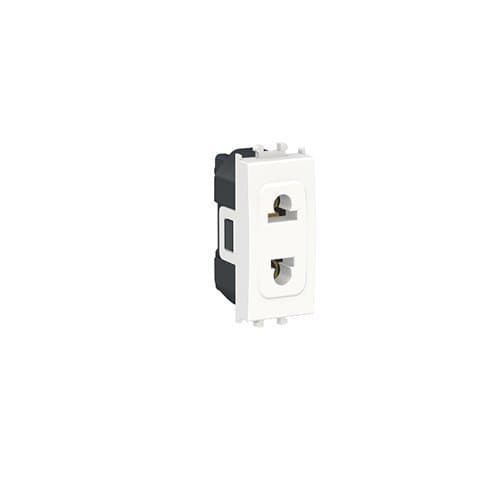 PRZ LMR5510001 Easy Styl Priză EU/USA 16A 2P+E 1 modul Alb