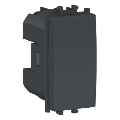 LMR0104003 Easy Styl Întrerupător cap scară 16AX 1 m Negru