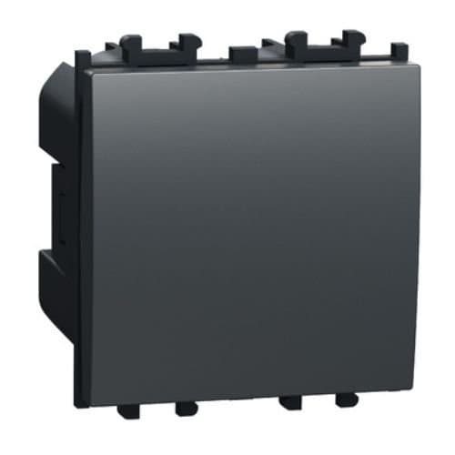 LMR1901003 Easy Styl Întrerupător cap cruce 16AX 2 m Negru