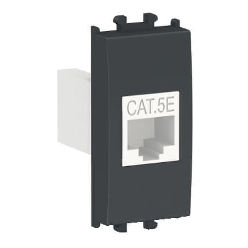 PRZ LMR6232003 Easy Styl Priză RJ45 UTP cat 5e 1 m Negru
