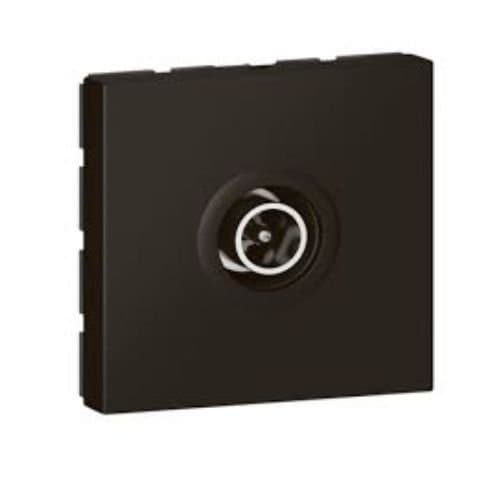 PRZ 079182L Mosaic Priză TV 2 module Negru mat