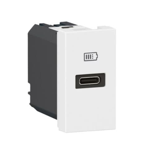 PRZ 077690L Mosaic Priză USB C 3A 20W 1 modul Alb