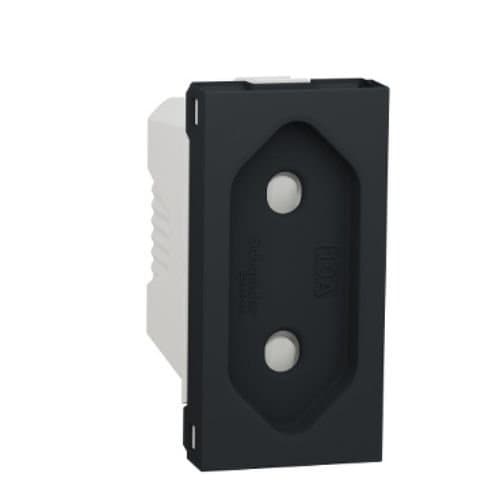 PRZ NU303154 New Unica Priză standard IT 10A 2P 1m Antracit
