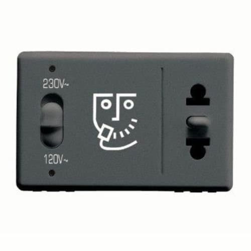 PRZ GW21841 Priză aparat ras EU/USA cu transf 3 m SY/BK