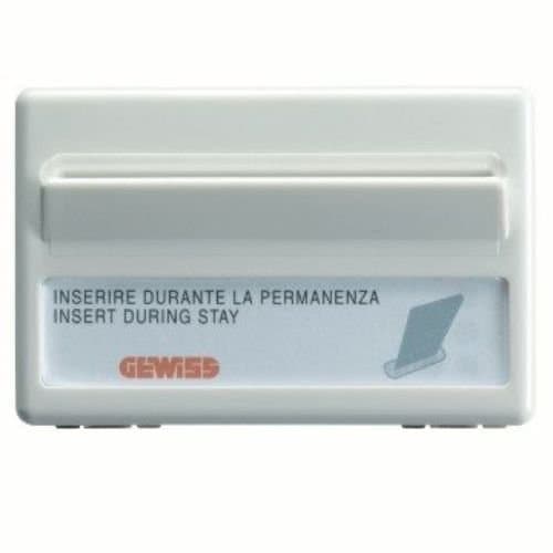 GW20820 Întrerupător card 3 module SY/WH