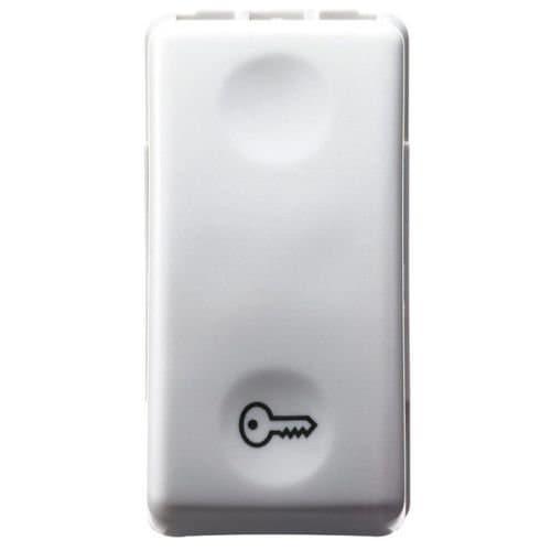 GW20511 Buton cu rev cu simbol cheie 1P NO 10A 1m SY/WH