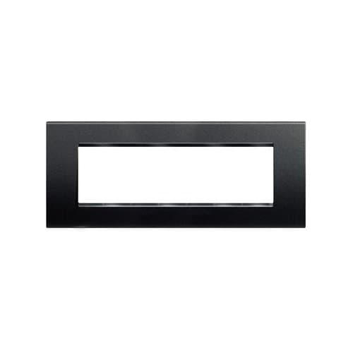 Rama modulară Legrand Living Light, 7 module, antracit