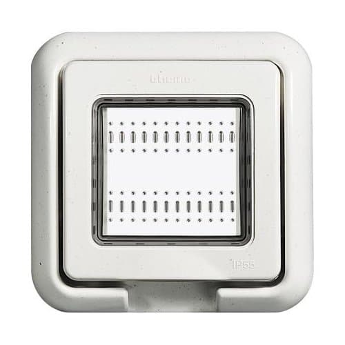 Rama aparentă LEGRAND Luna, alb, IP55, pentru 2 module