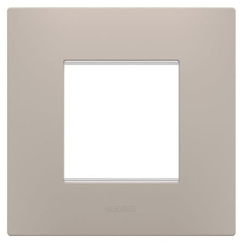 Ramă modulară GEWISS Ego Int, 2 module, CH/Nisip Satin