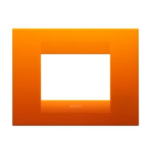 Ramă modulară GEWISS Geo, 3 module, CH/Orange